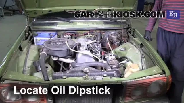 1983 Mercedes-Benz 200D 2.0L 4 Cyl. Diesel Aceite Controlar nivel de aceite